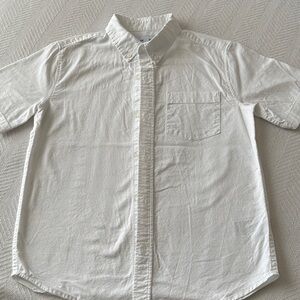Old Navy White Button Down Kids Shirt